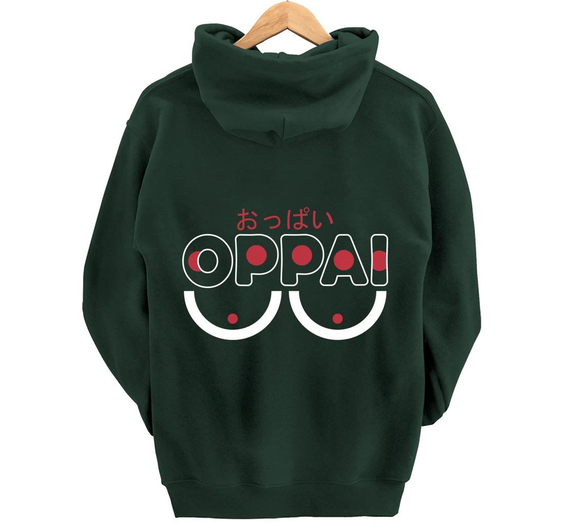 Oppai | Anime Fan Funny Manga Pullover Hoodie