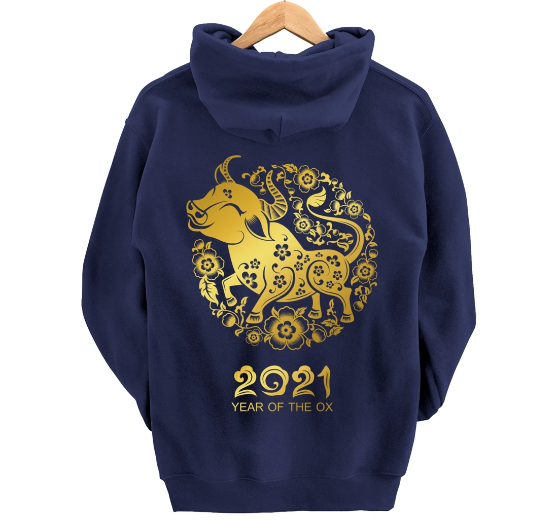 Happy Chinese New Year 2021 - Year Of The Ox Pullover Hoodie