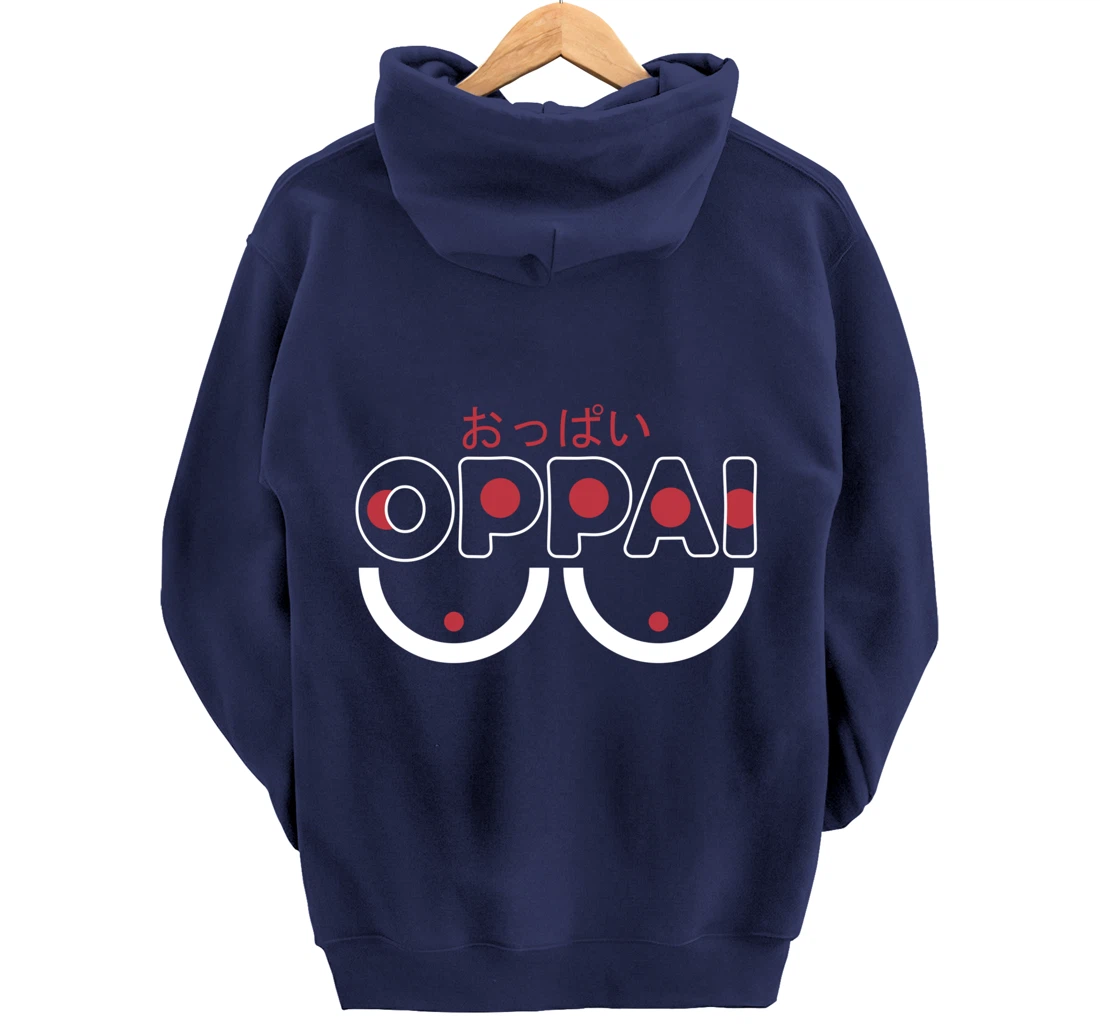 Oppai | Anime Fan Funny Manga Pullover Hoodie