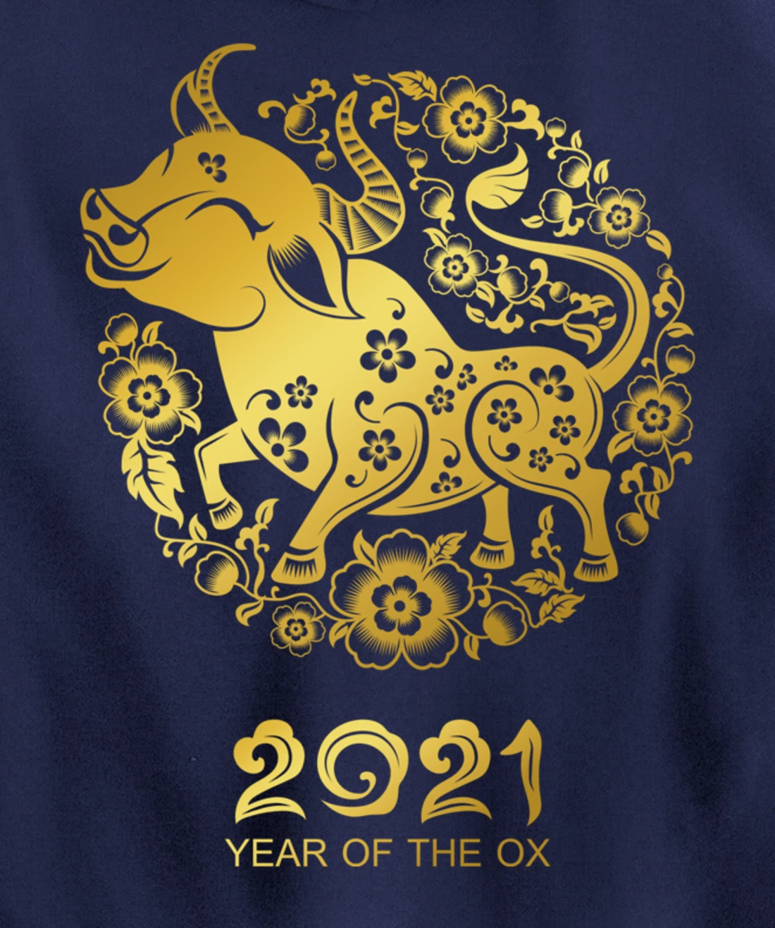 Happy Chinese New Year 2021 - Year Of The Ox Pullover Hoodie