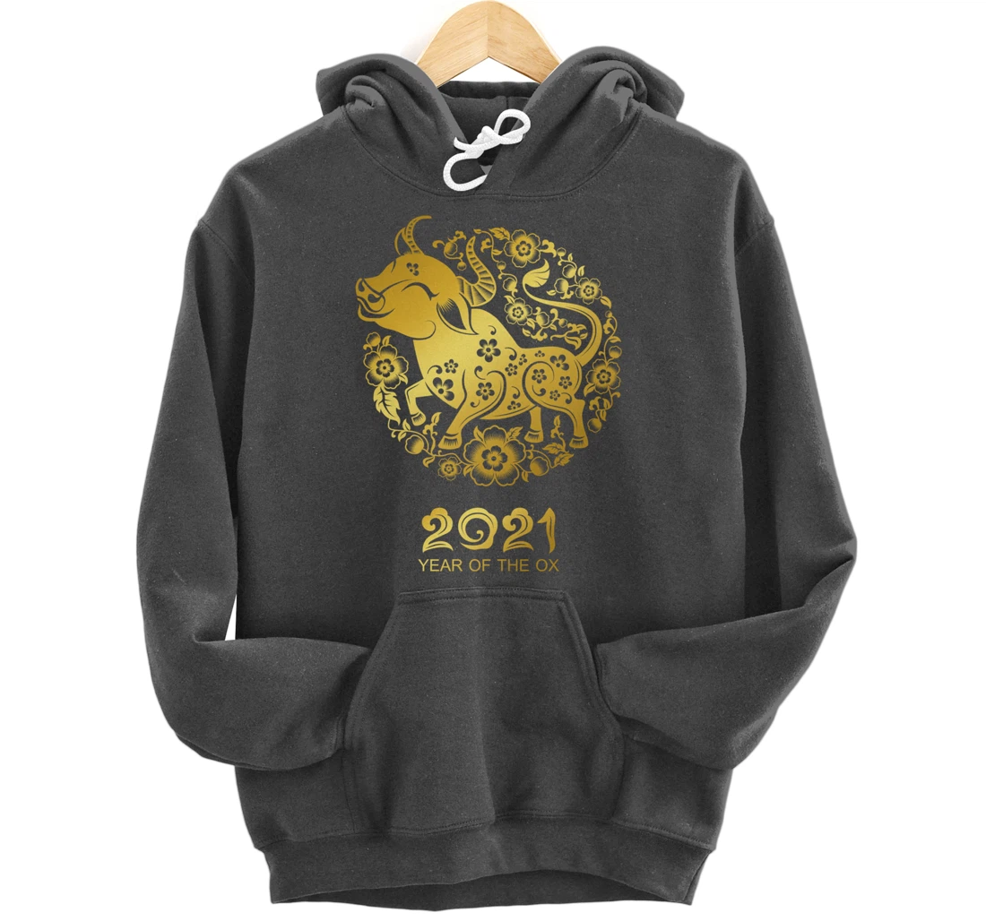 Happy Chinese New Year 2021 - Year Of The Ox Pullover Hoodie