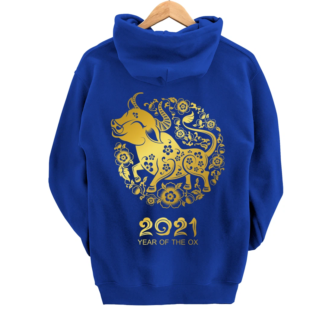 Happy Chinese New Year 2021 - Year Of The Ox Pullover Hoodie