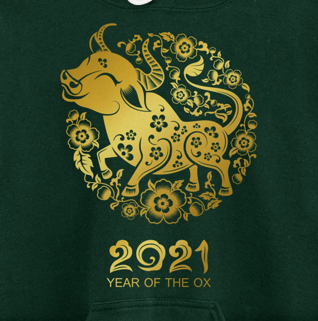 Happy Chinese New Year 2021 - Year Of The Ox Pullover Hoodie