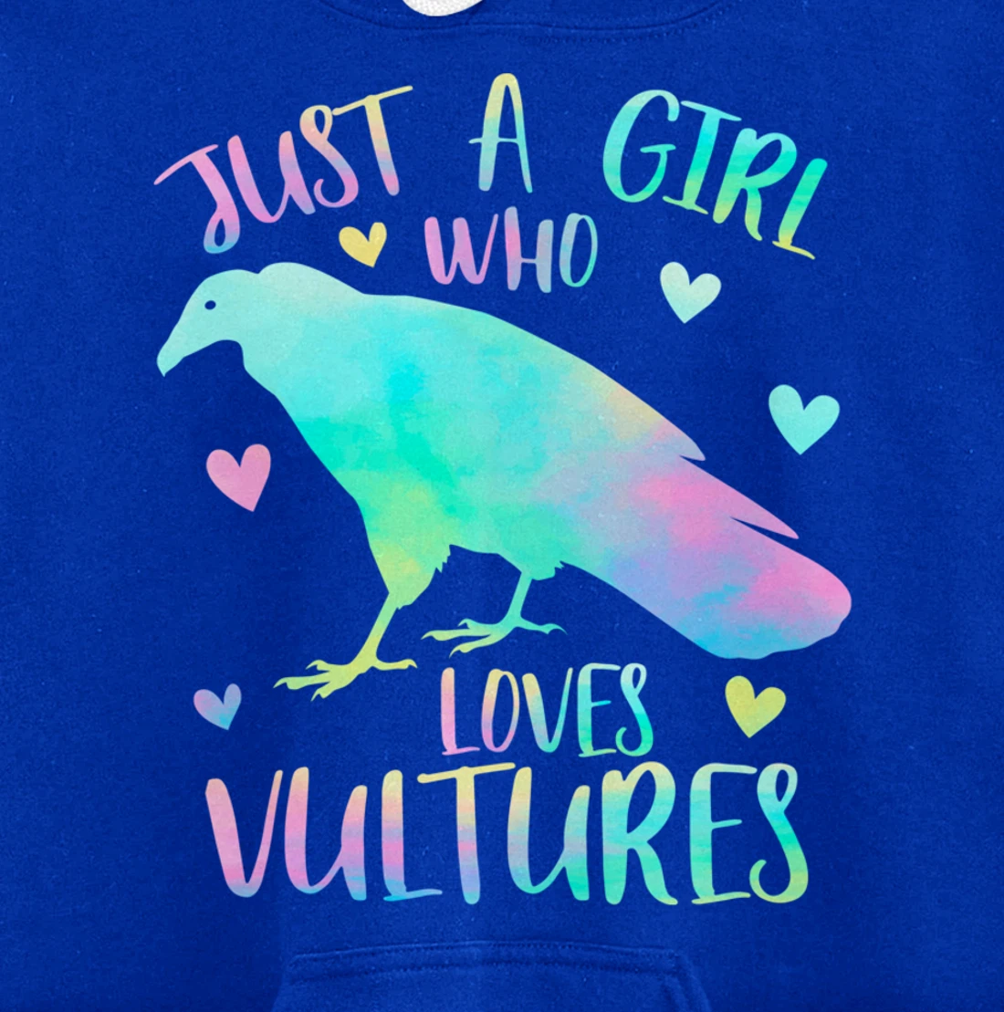 Just a Girl Who Loves Vultures - Vulture Bird Lover Gifts Pullover Hoodie