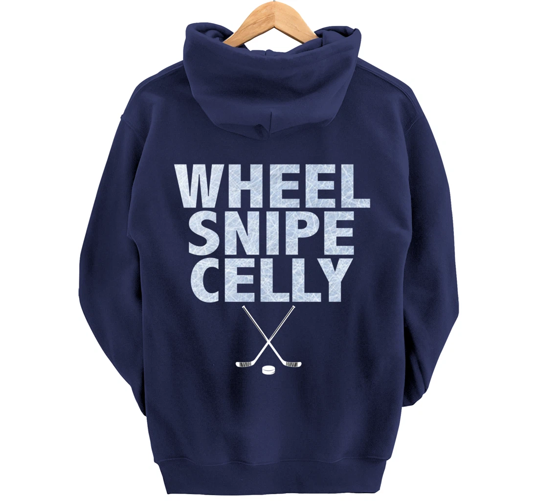 Wheel Snipe Celly Boys Hockey Pullover Hoodie
