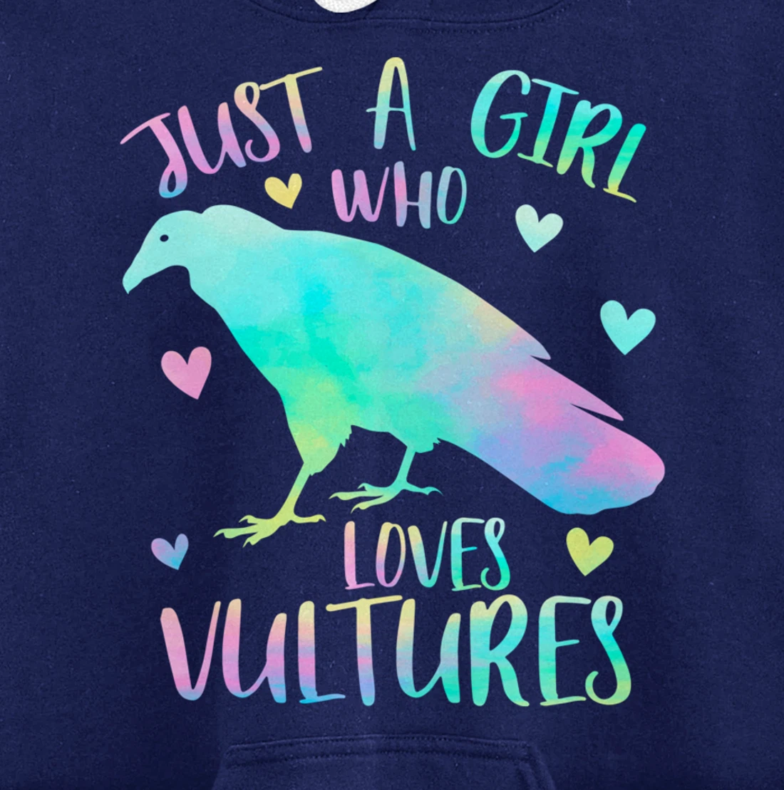 Just a Girl Who Loves Vultures - Vulture Bird Lover Gifts Pullover Hoodie