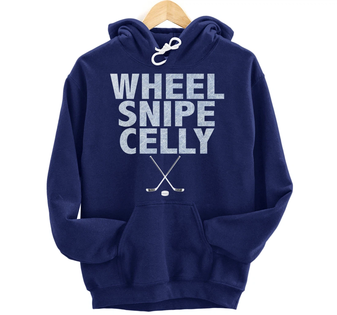 Wheel Snipe Celly Boys Hockey Pullover Hoodie