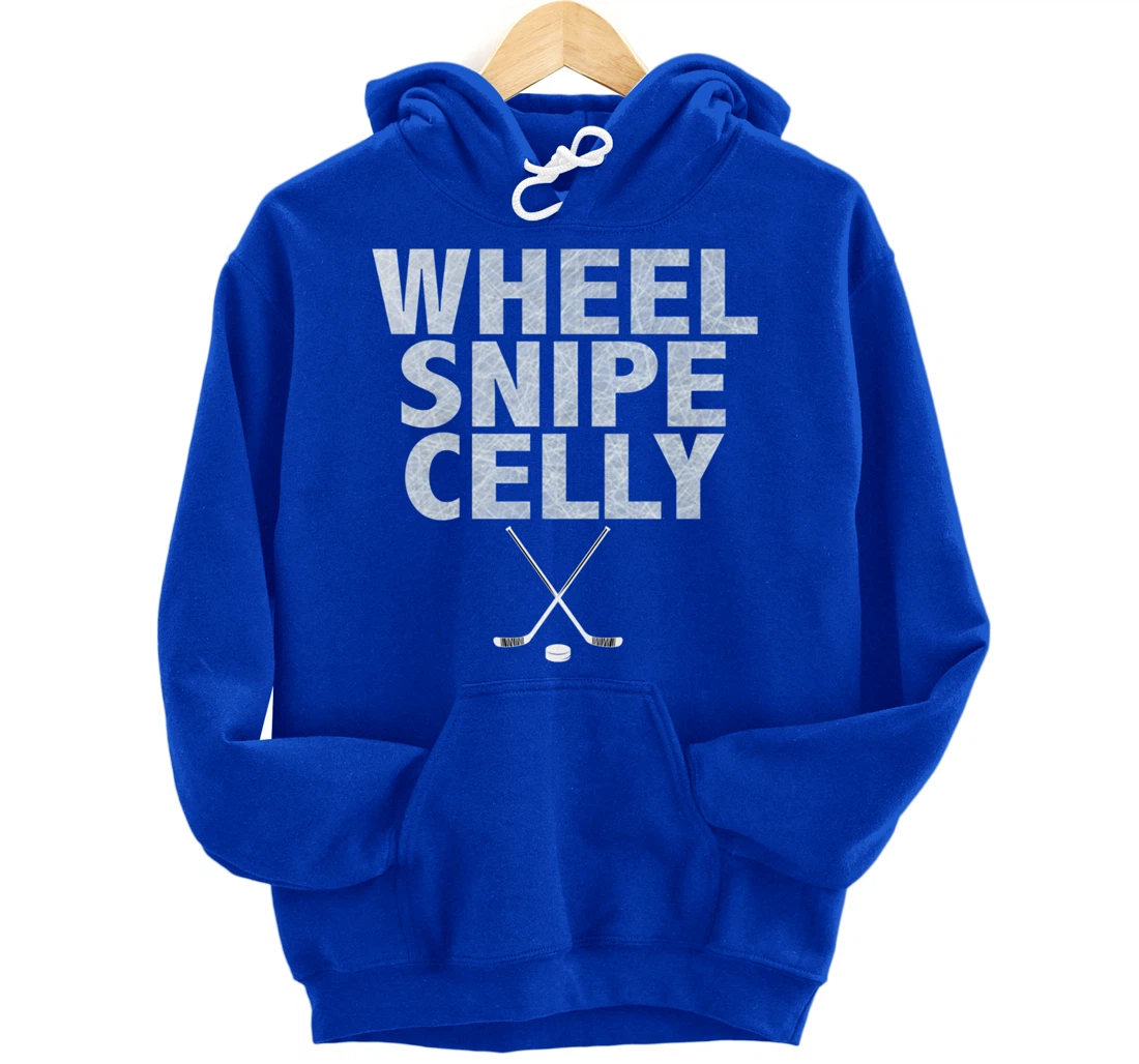 Wheel Snipe Celly Boys Hockey Pullover Hoodie