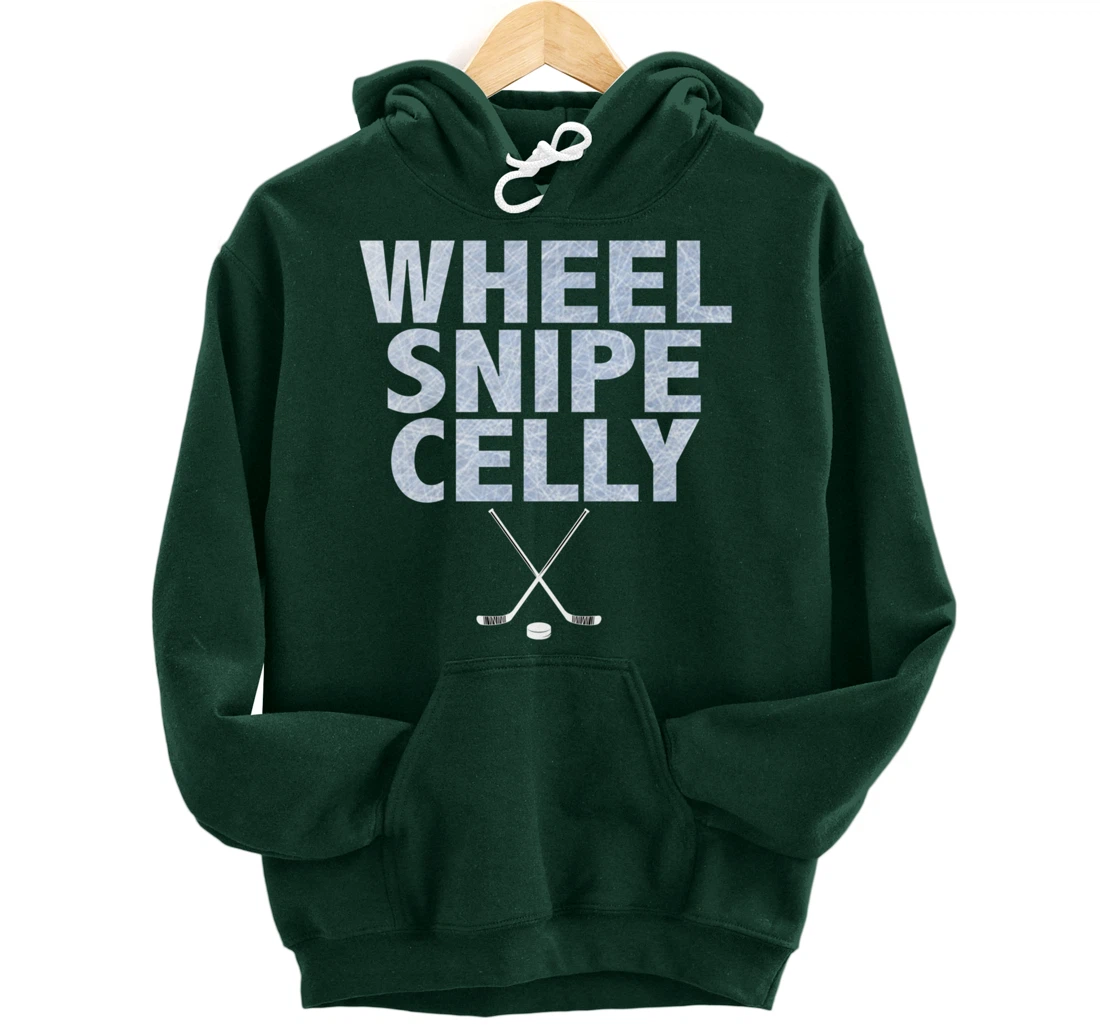 Wheel Snipe Celly Boys Hockey Pullover Hoodie