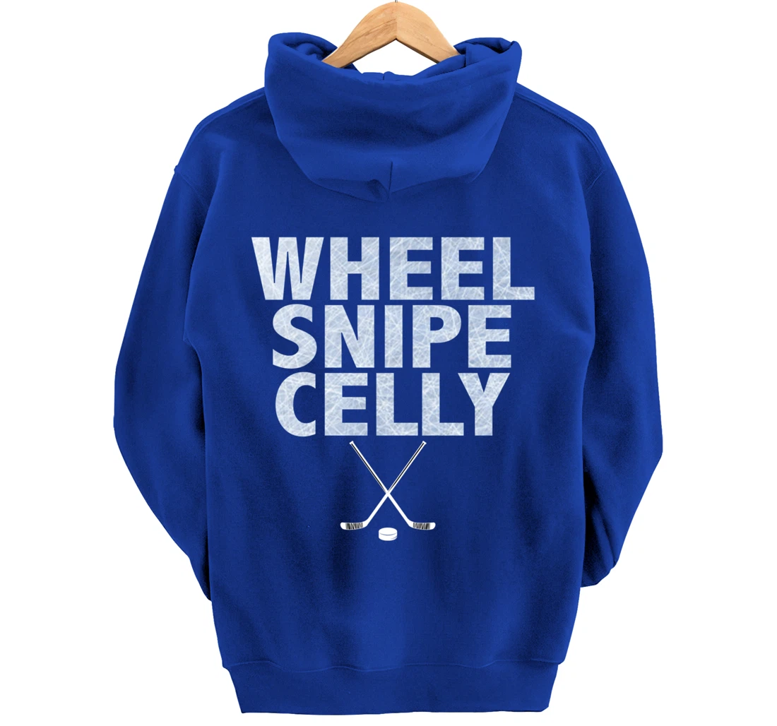 Wheel Snipe Celly Boys Hockey Pullover Hoodie