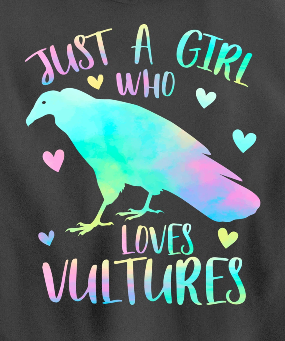 Just a Girl Who Loves Vultures - Vulture Bird Lover Gifts Pullover Hoodie