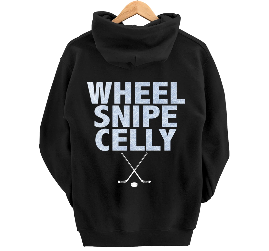 Wheel Snipe Celly Boys Hockey Pullover Hoodie