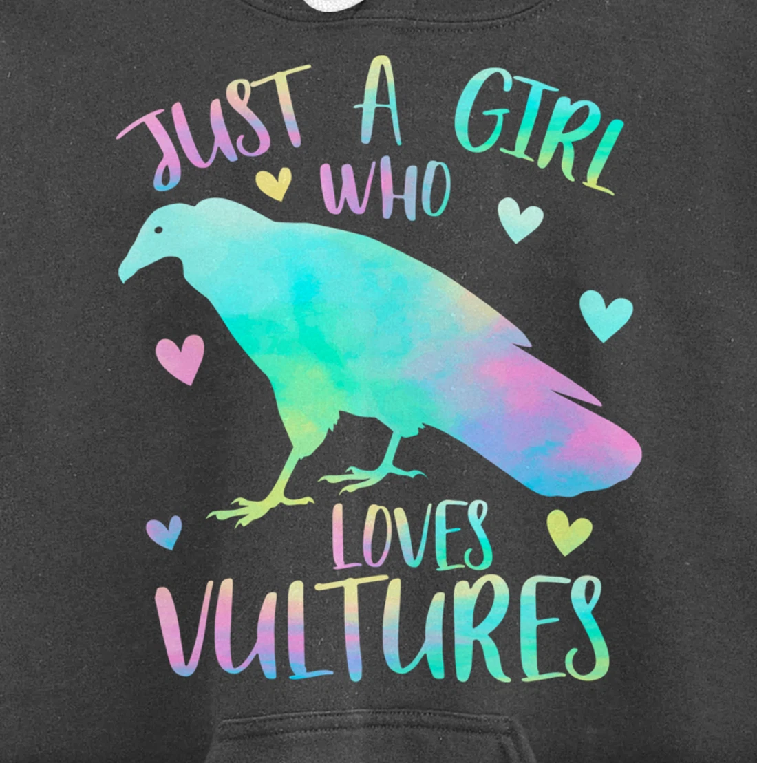 Just a Girl Who Loves Vultures - Vulture Bird Lover Gifts Pullover Hoodie