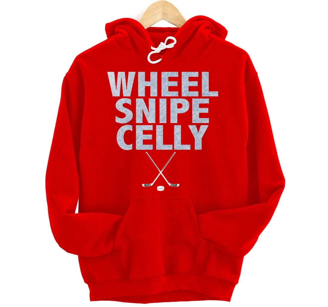 Wheel Snipe Celly Boys Hockey Pullover Hoodie