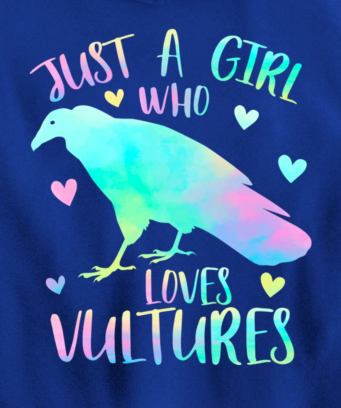 Just a Girl Who Loves Vultures - Vulture Bird Lover Gifts Pullover Hoodie