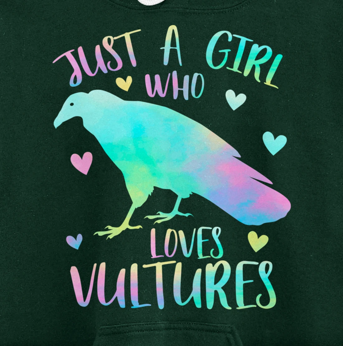 Just a Girl Who Loves Vultures - Vulture Bird Lover Gifts Pullover Hoodie