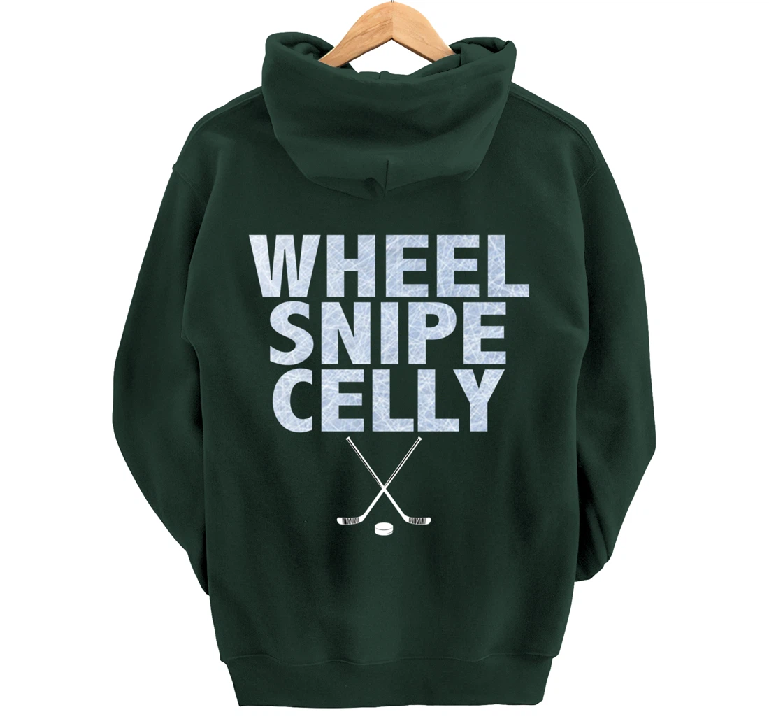 Wheel Snipe Celly Boys Hockey Pullover Hoodie