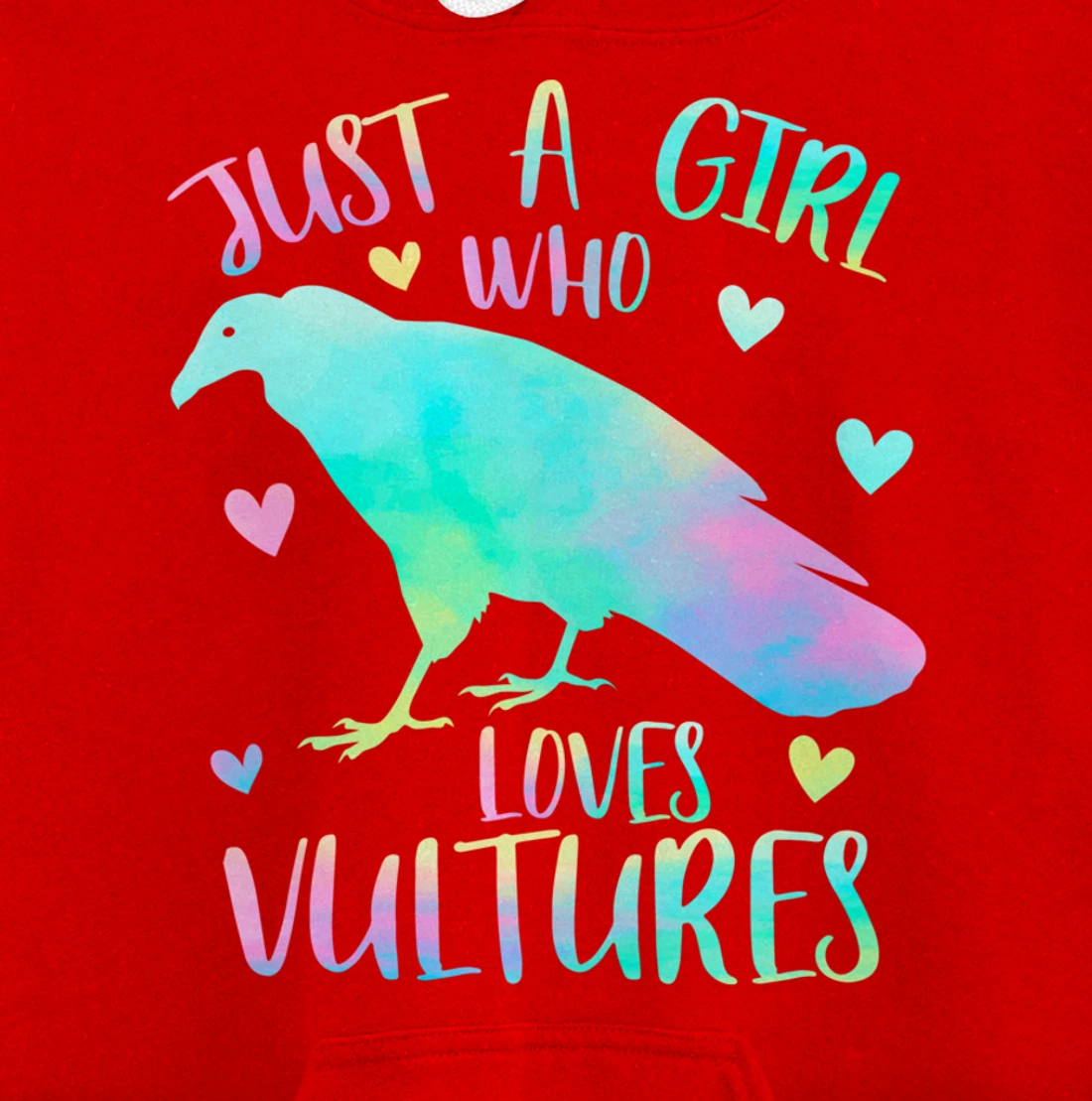Just a Girl Who Loves Vultures - Vulture Bird Lover Gifts Pullover Hoodie