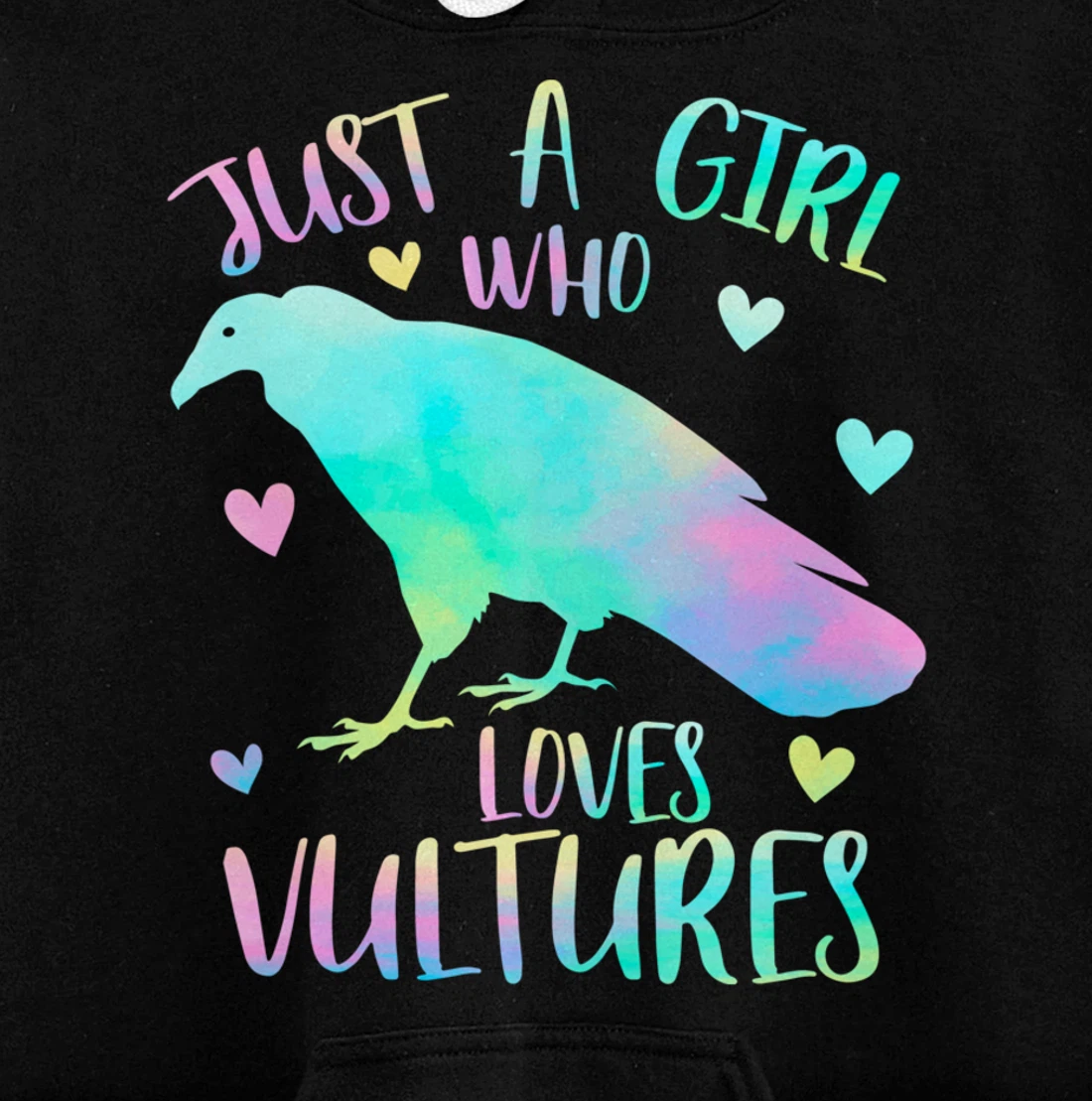 Just a Girl Who Loves Vultures - Vulture Bird Lover Gifts Pullover Hoodie