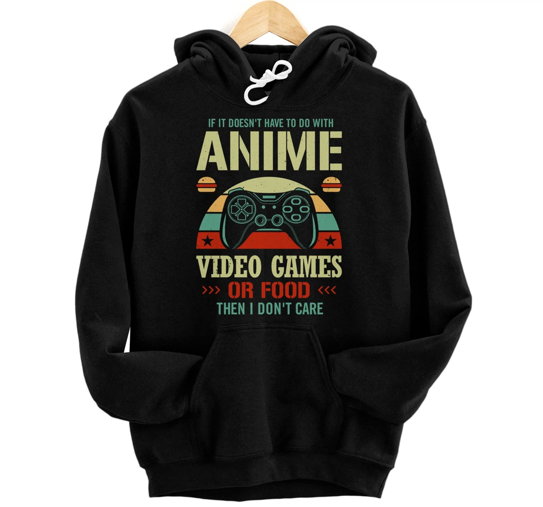 Kawaii Gamer Food Video Games Anime Comic PC Console Gaming Pullover Hoodie