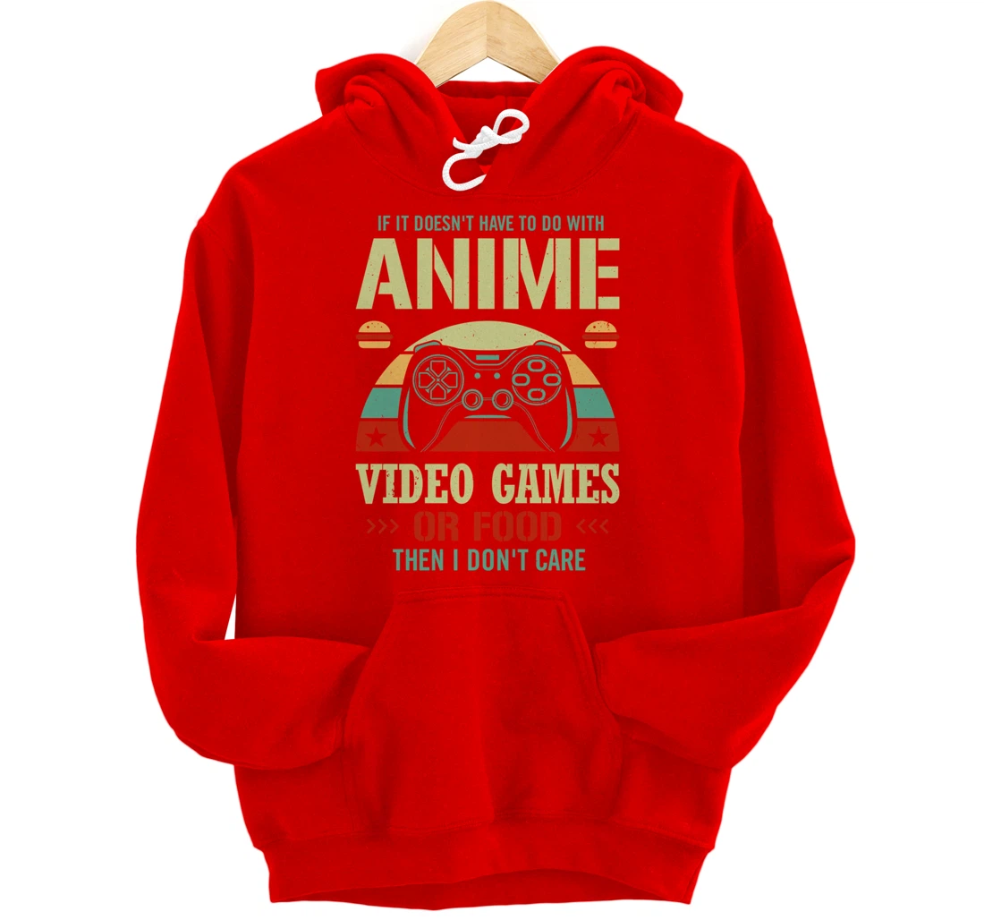 Kawaii Gamer Food Video Games Anime Comic PC Console Gaming Pullover Hoodie