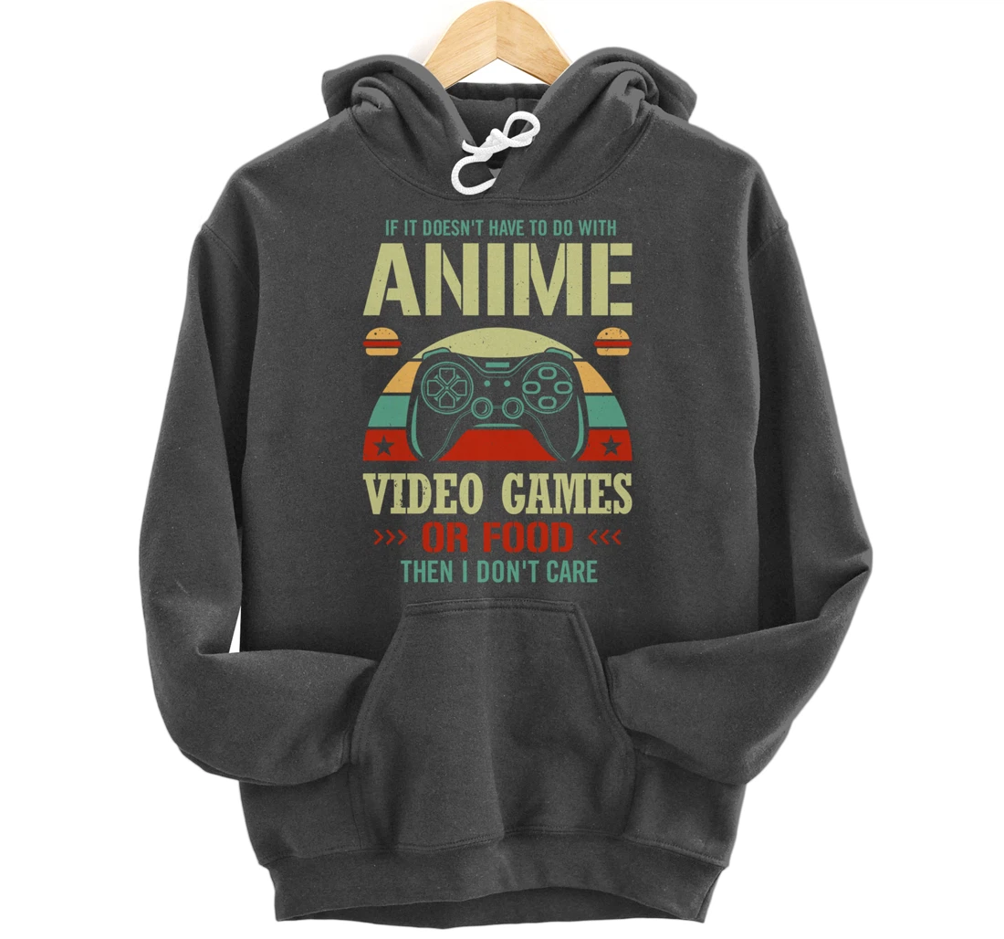 Kawaii Gamer Food Video Games Anime Comic PC Console Gaming Pullover Hoodie