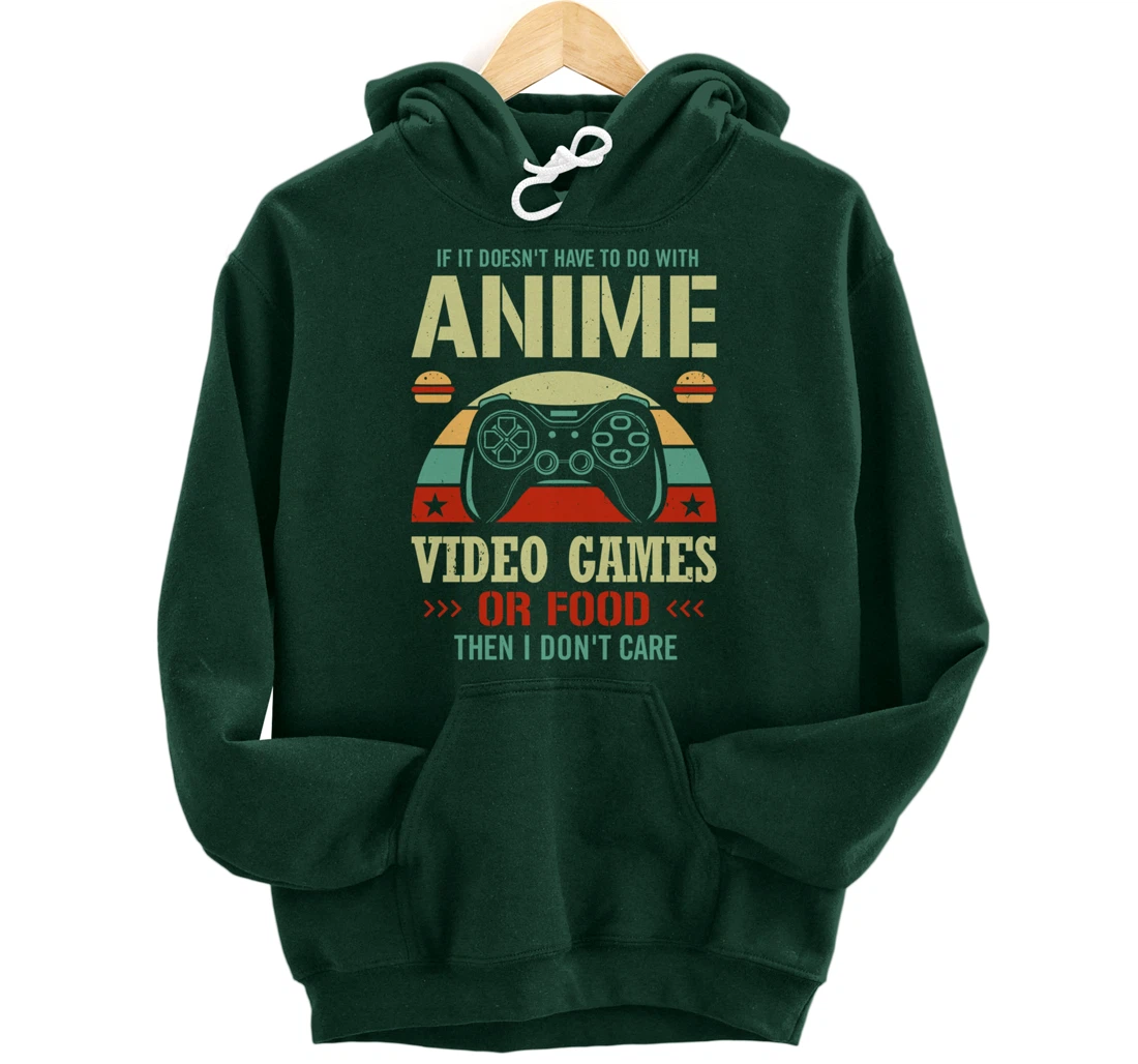 Kawaii Gamer Food Video Games Anime Comic PC Console Gaming Pullover Hoodie