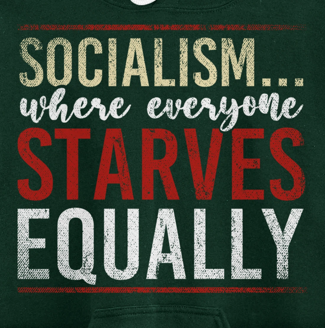 Anti Communism Capitalist Gift Liberty Lover Anti Socialism Pullover Hoodie