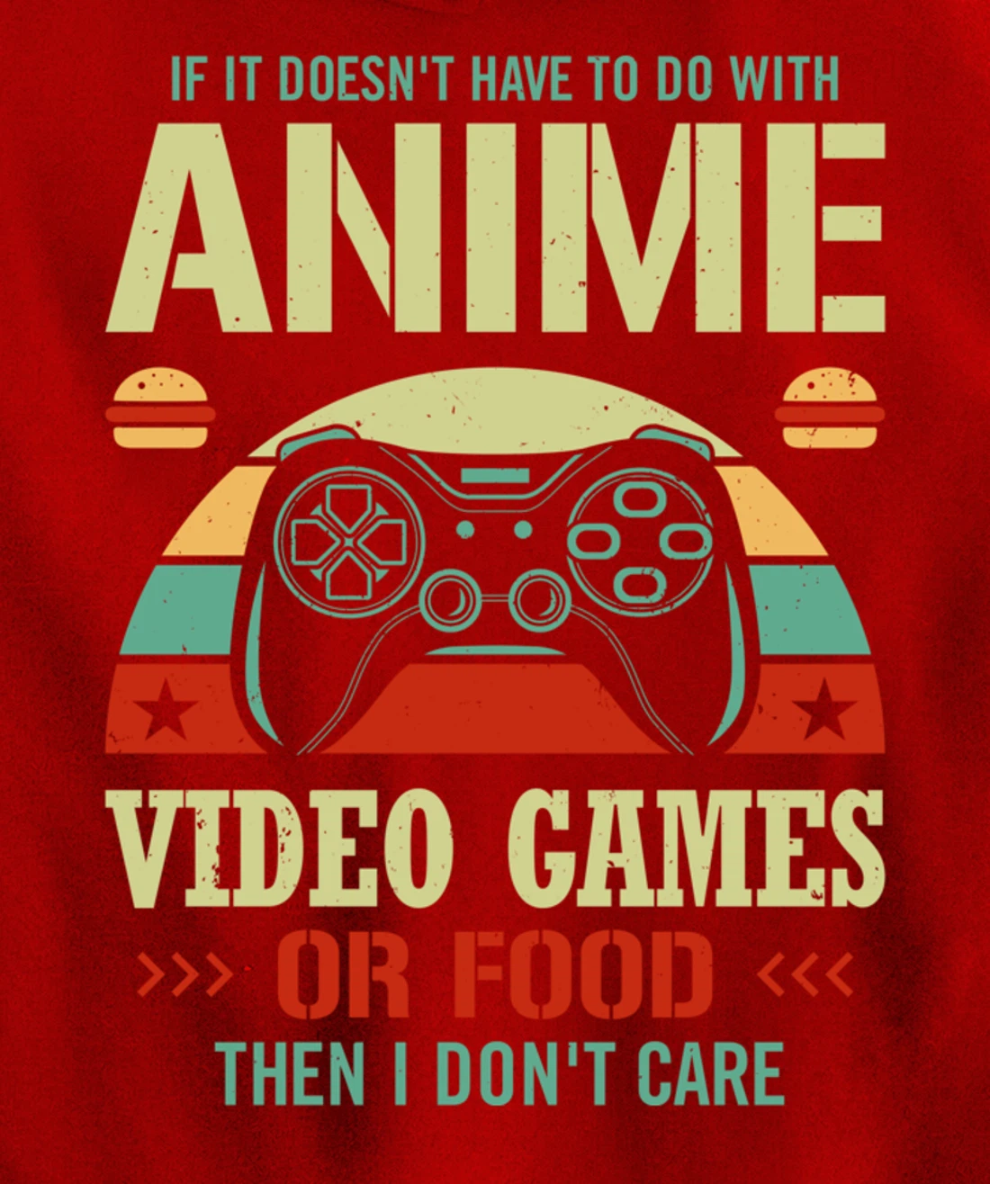 Kawaii Gamer Food Video Games Anime Comic PC Console Gaming Pullover Hoodie