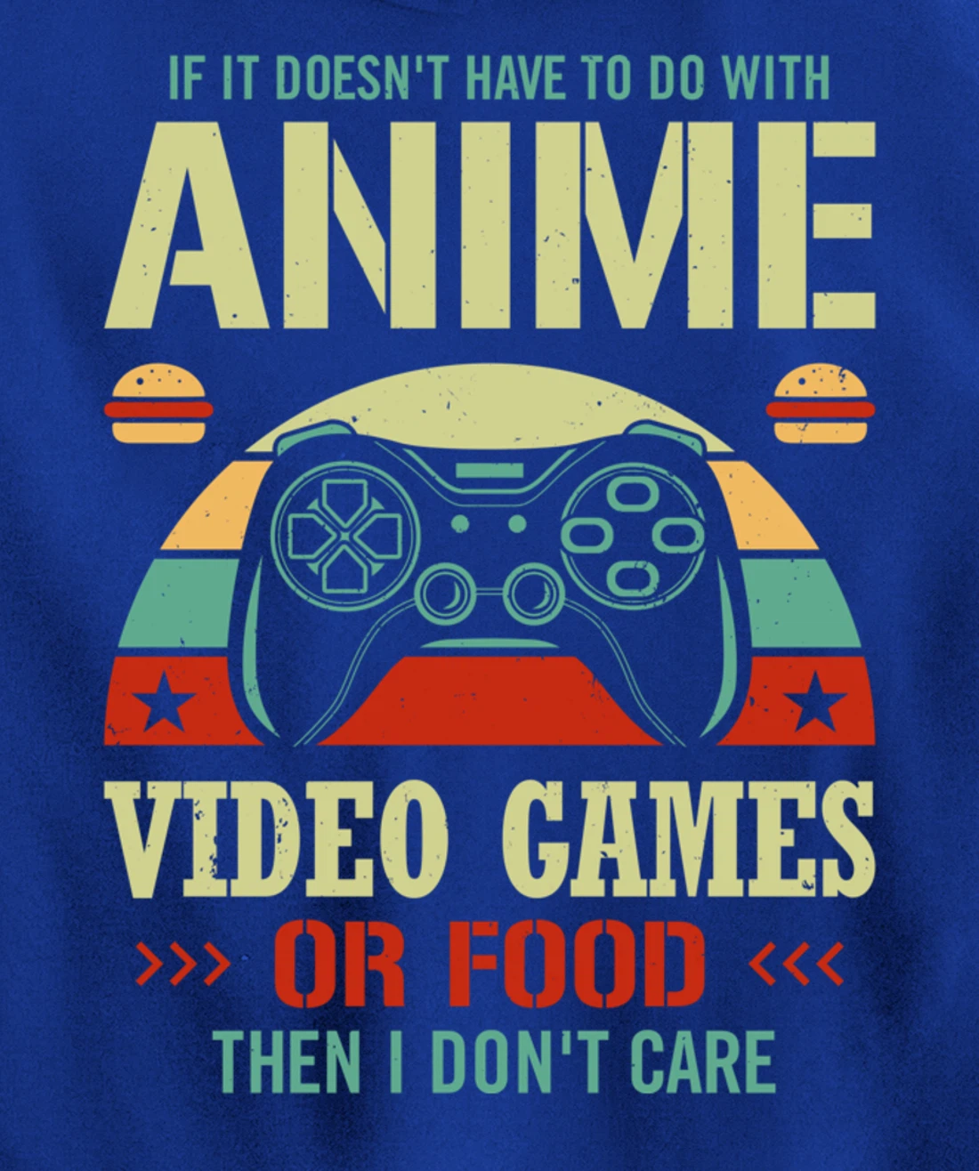 Kawaii Gamer Food Video Games Anime Comic PC Console Gaming Pullover Hoodie