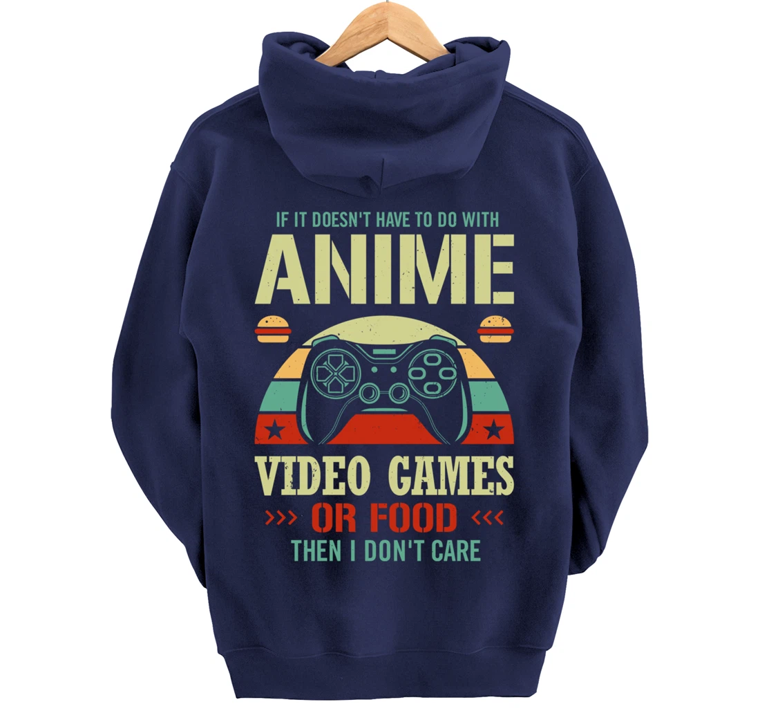 Kawaii Gamer Food Video Games Anime Comic PC Console Gaming Pullover Hoodie