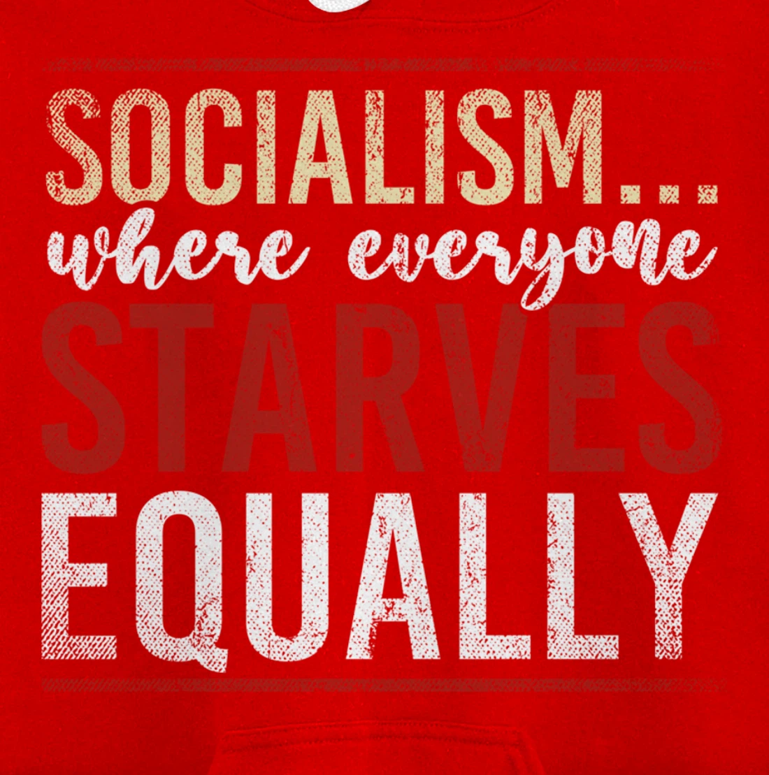 Anti Communism Capitalist Gift Liberty Lover Anti Socialism Pullover Hoodie