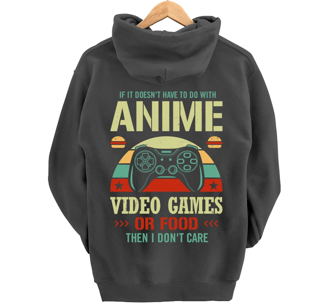 Kawaii Gamer Food Video Games Anime Comic PC Console Gaming Pullover Hoodie