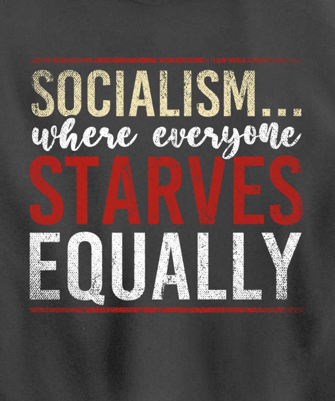 Anti Communism Capitalist Gift Liberty Lover Anti Socialism Pullover Hoodie