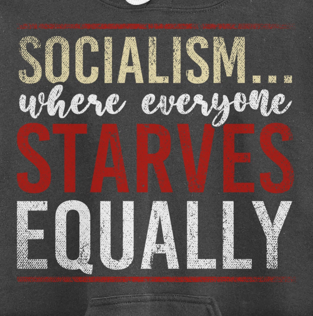 Anti Communism Capitalist Gift Liberty Lover Anti Socialism Pullover Hoodie