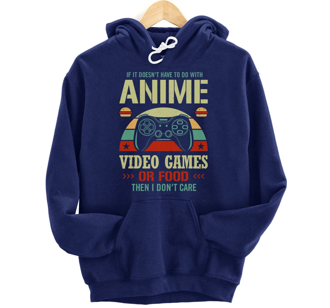 Kawaii Gamer Food Video Games Anime Comic PC Console Gaming Pullover Hoodie