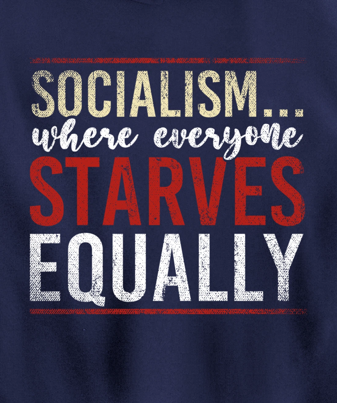 Anti Communism Capitalist Gift Liberty Lover Anti Socialism Pullover Hoodie