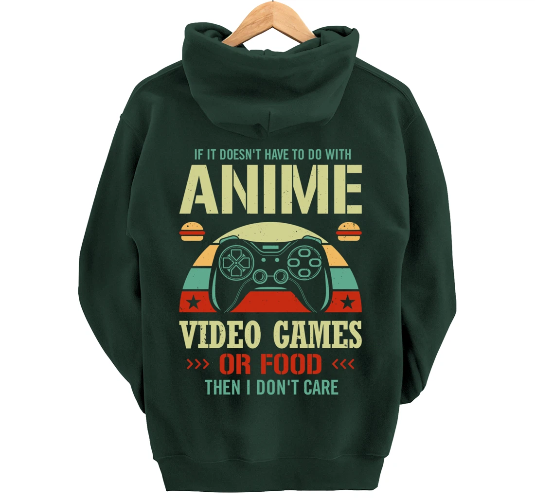 Kawaii Gamer Food Video Games Anime Comic PC Console Gaming Pullover Hoodie