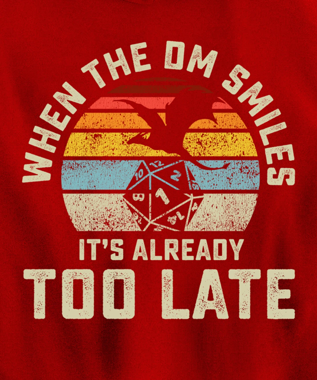 When the DM Smiles it's Already Too Late Pullover Hoodie