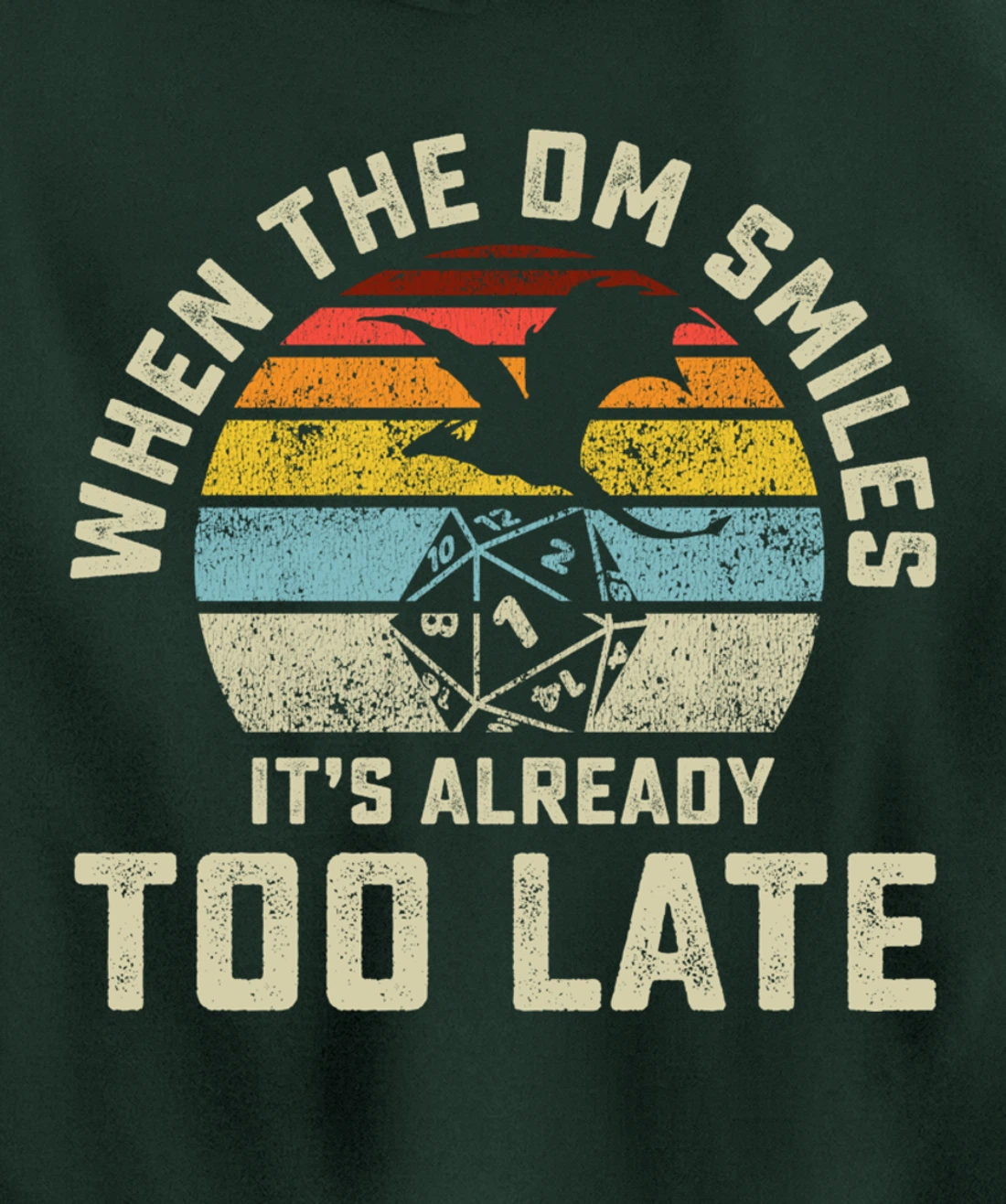 When the DM Smiles it's Already Too Late Pullover Hoodie