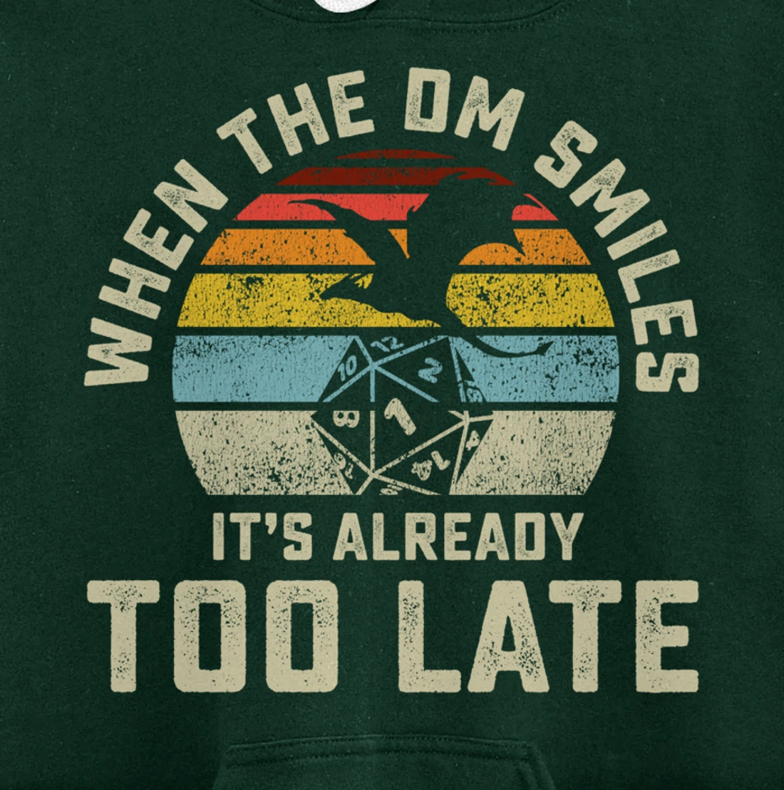 When the DM Smiles it's Already Too Late Pullover Hoodie