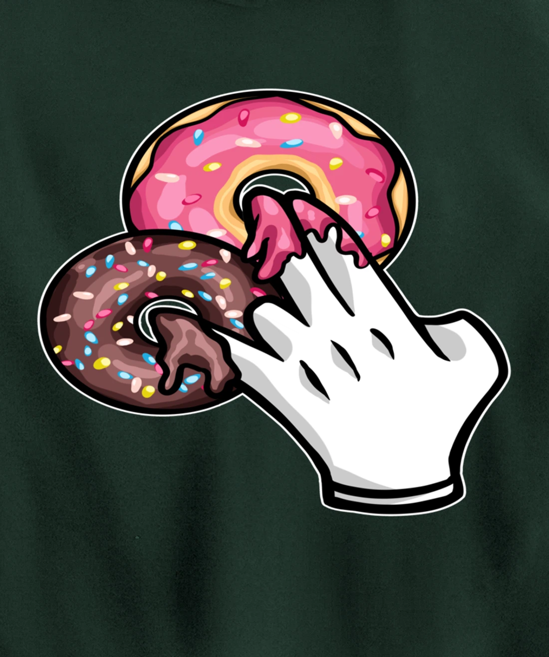 Funny Dirty Adults Sex Gift I 2 In The Pink 1 In the Stink Pullover Hoodie