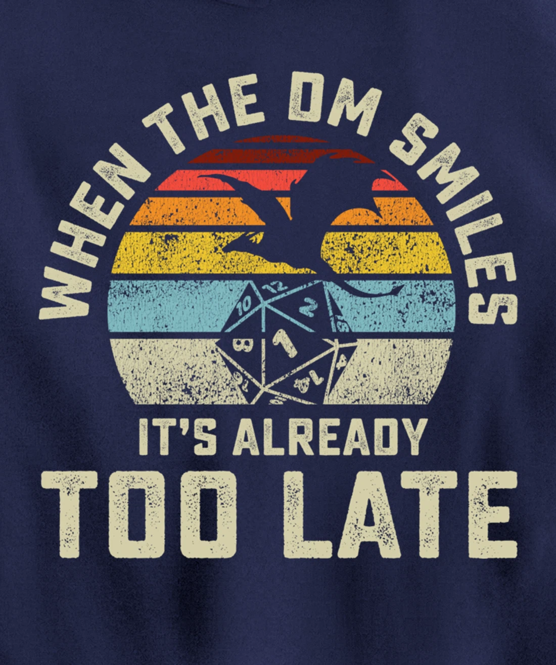 When the DM Smiles it's Already Too Late Pullover Hoodie