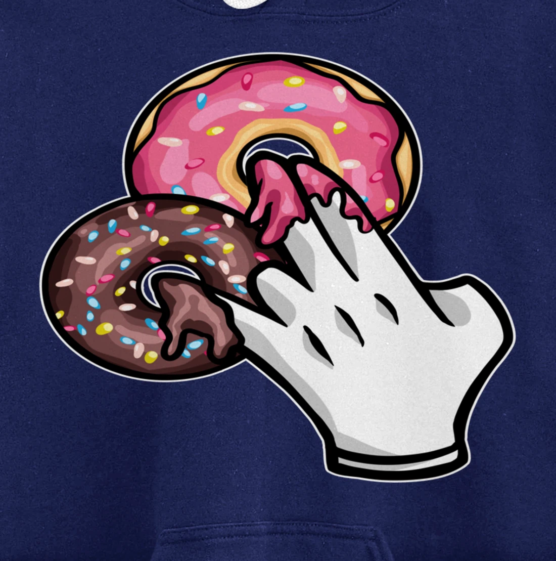 Funny Dirty Adults Sex Gift I 2 In The Pink 1 In the Stink Pullover Hoodie