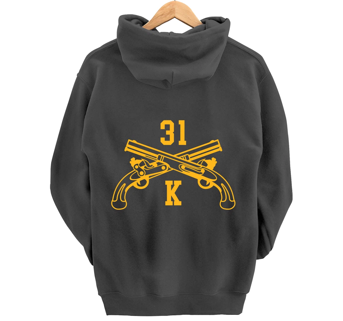 31K Working Dog Handler | Crossed Pistols Pullover Hoodie