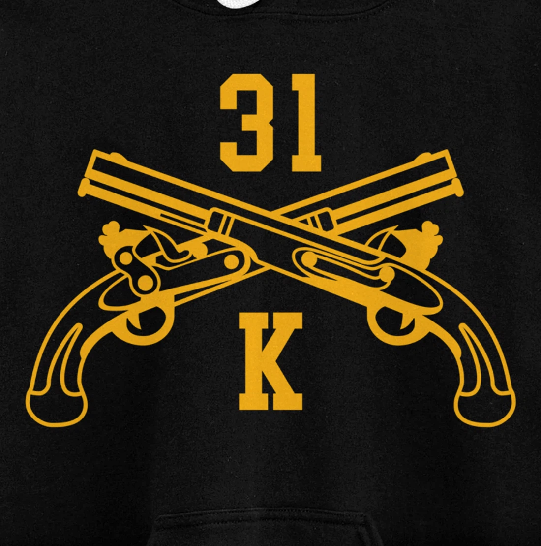 31K Working Dog Handler | Crossed Pistols Pullover Hoodie
