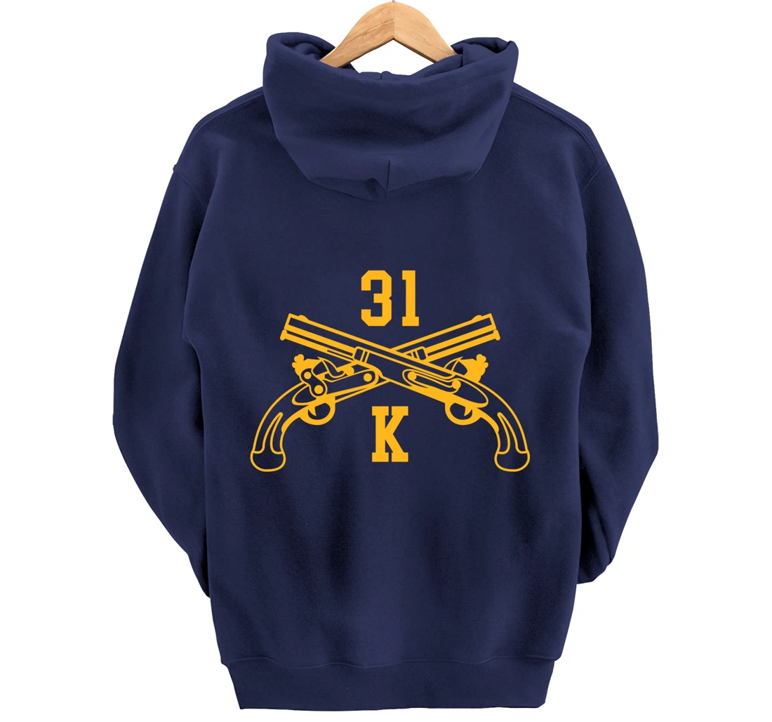 31K Working Dog Handler | Crossed Pistols Pullover Hoodie