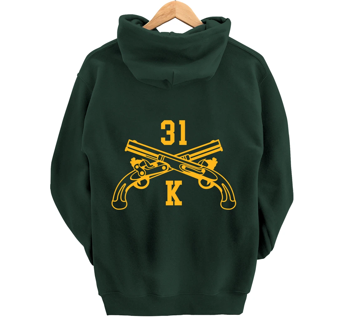 31K Working Dog Handler | Crossed Pistols Pullover Hoodie
