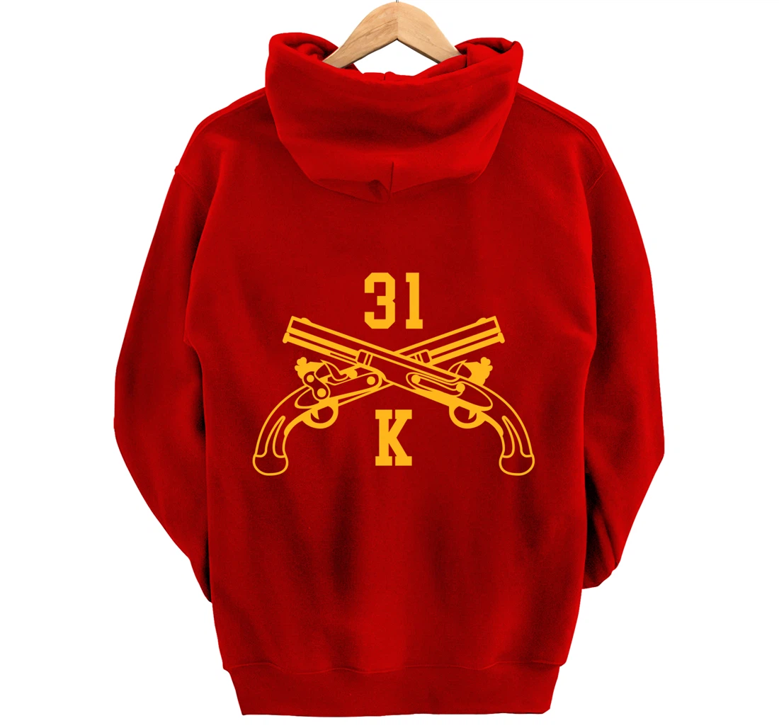 31K Working Dog Handler | Crossed Pistols Pullover Hoodie