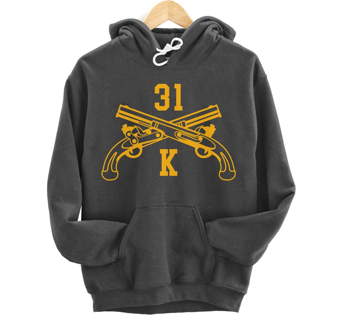 31K Working Dog Handler | Crossed Pistols Pullover Hoodie